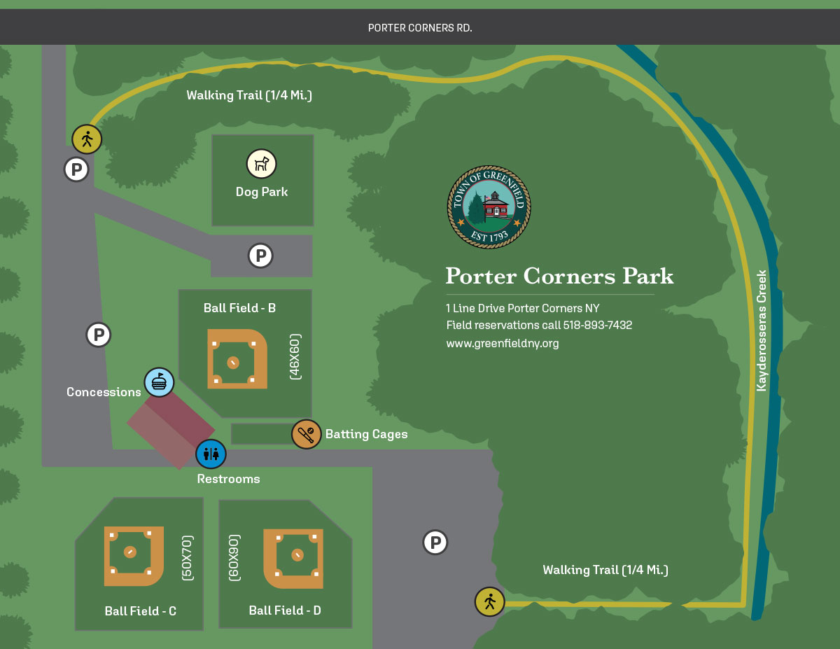 Porter Corners Park Map