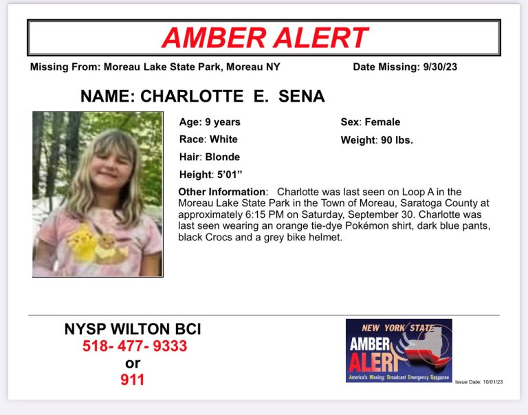 Amber Alert 93023 Town of Greenfield