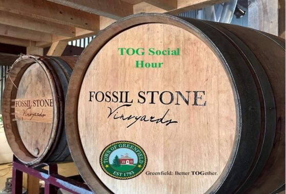 TOG Social Hour September 28 at Fossil Stone Vineyard & Winery